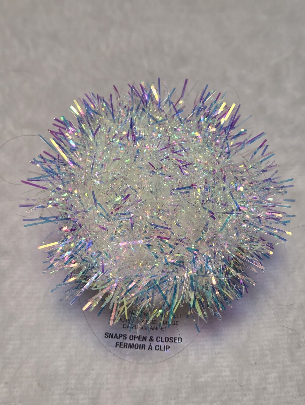 Bath & Body Works Iridescent Tinsel Car Fragrance Visor Clip